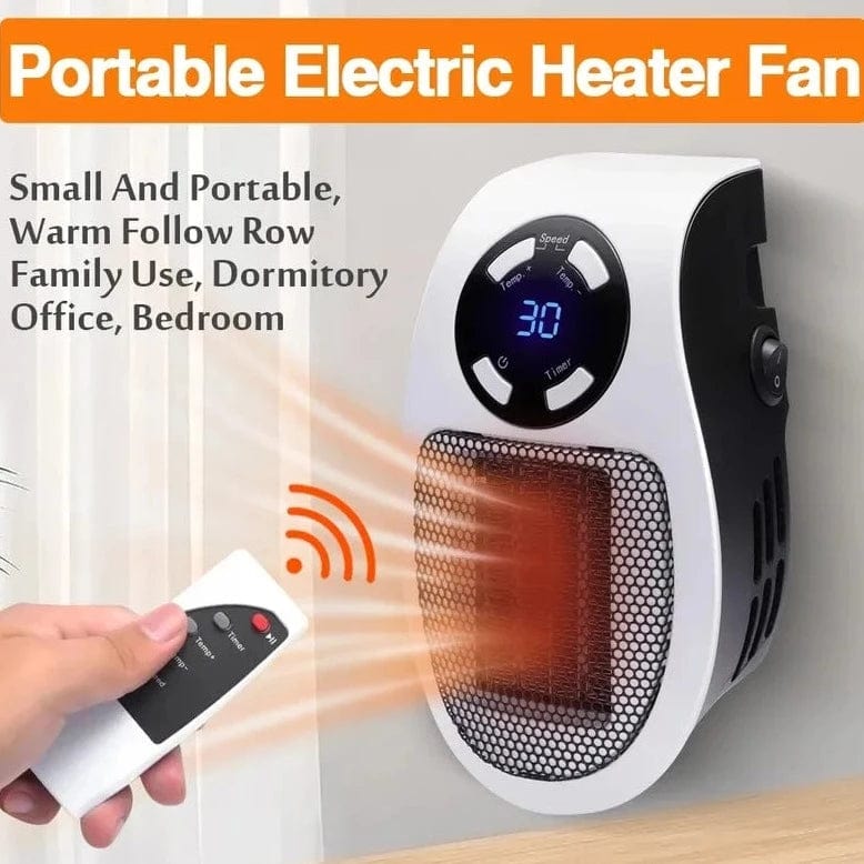 ThingsShopping Home 500W Portable Electric Heater with Plug-In Convenience - Efficient Heating Solution for Home and Office - Compact, Safe, and Quiet